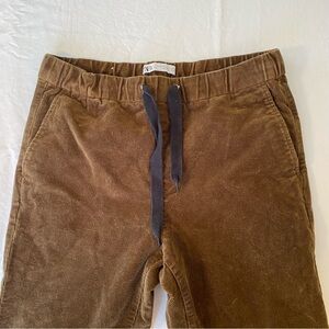 Zara Men's Corduroy Pants in Rich Brown Size Medium